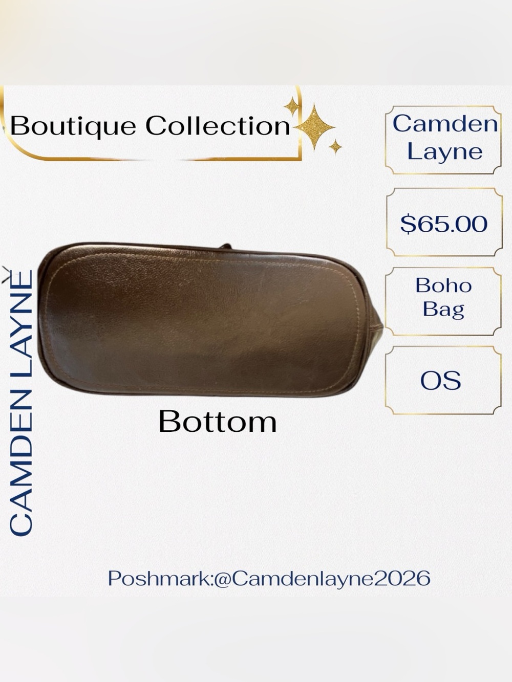 Camden Layne Boho Brown and Tan Shoulder Bag - Picture 10 of 11